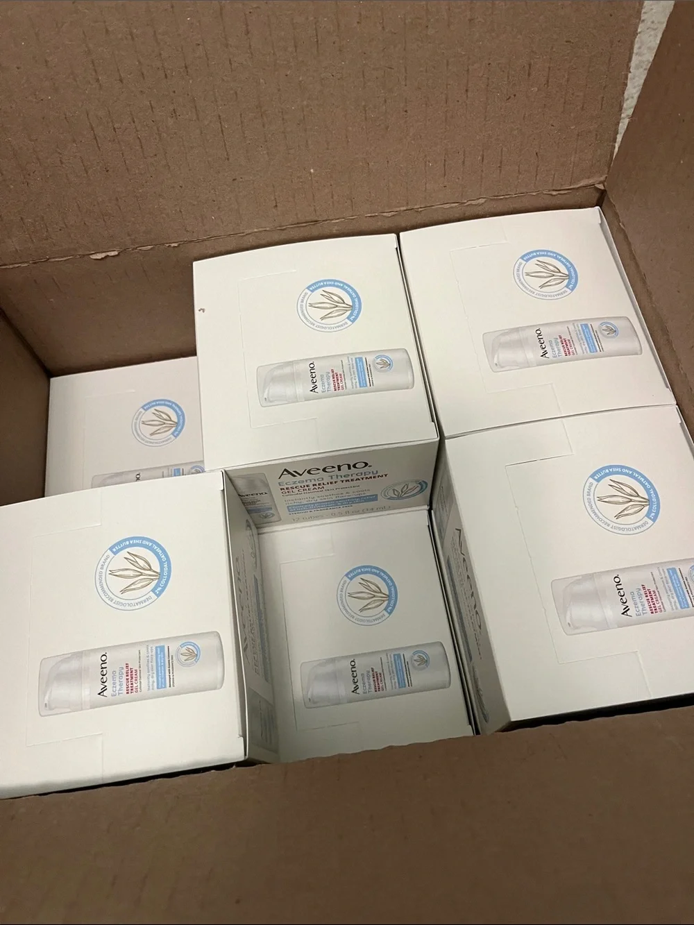 Eczema Therapy Rescue Relief Gel Cream - White lot of 12 boxes